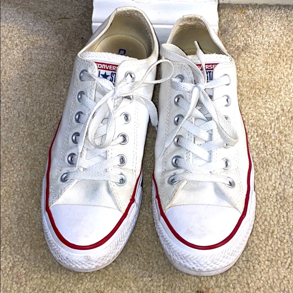 Women’s white Converse